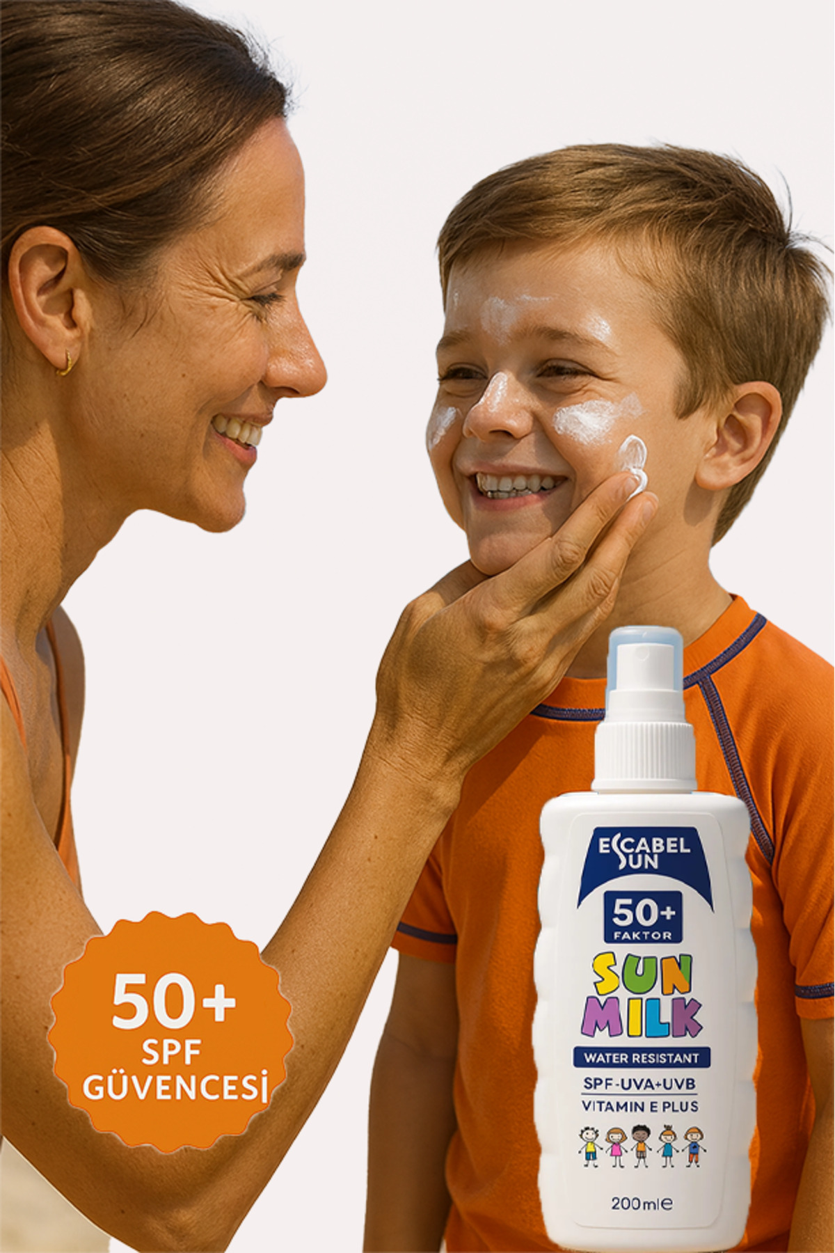 Escabel Sun Çocuk Güneş Kremi 50 Spf Bebek Ve Çocuk Için Güneş Kremi 200 ml fotoğrafı 3 (önizleme)