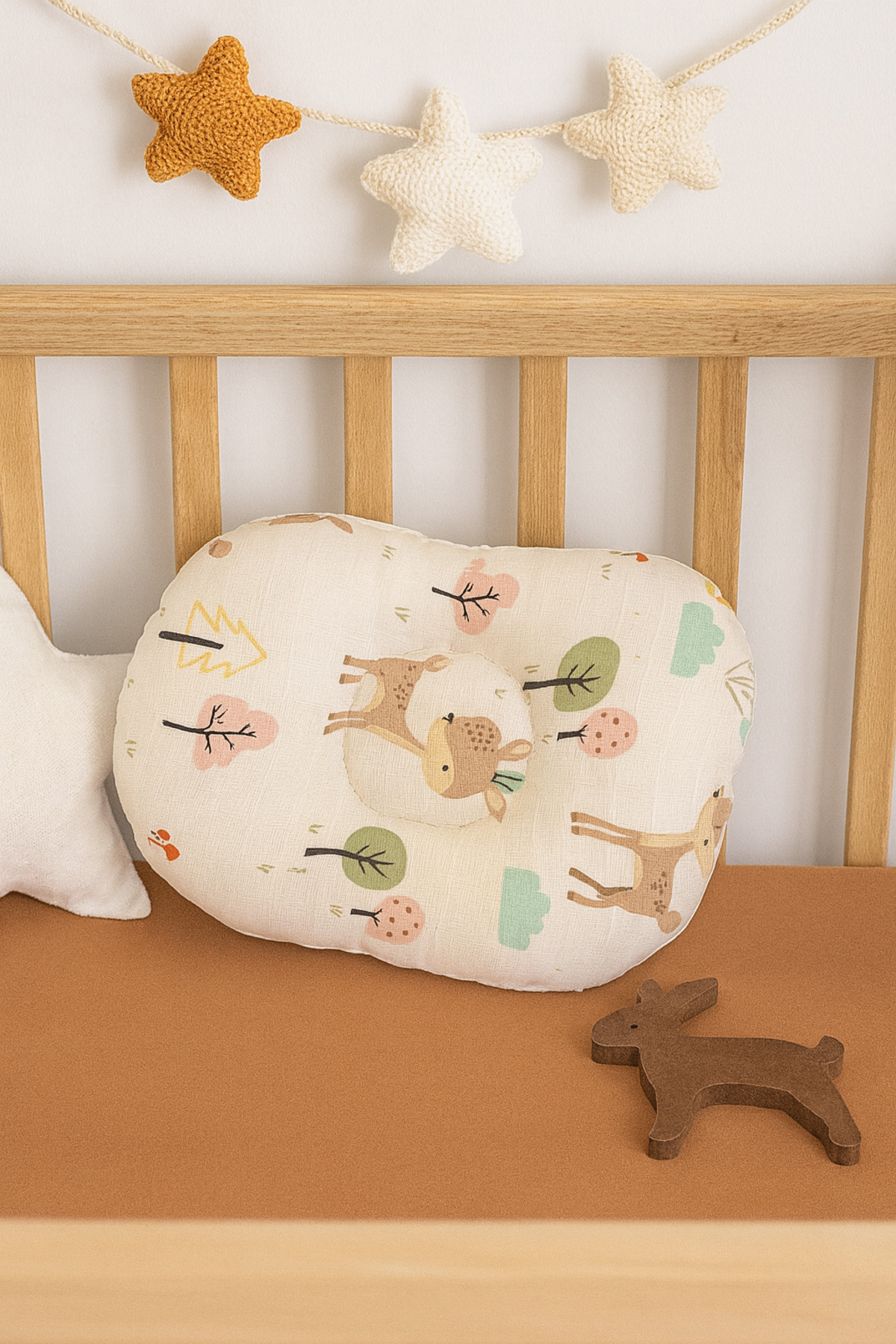 deva design %100 Pamuk Müslin Bebek Düz Kafa Yastığı, Müslin Kumaş, Kafa Yastığı, Yenidoğan Yastık, Bebek fotoğrafı 2 (önizleme)
