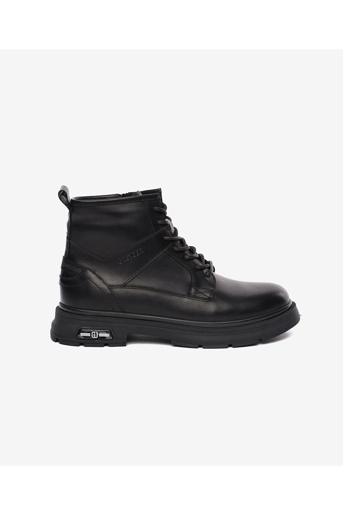 گریدر چکمه های چرم اصل مشکی مردانه 5K1UB64725