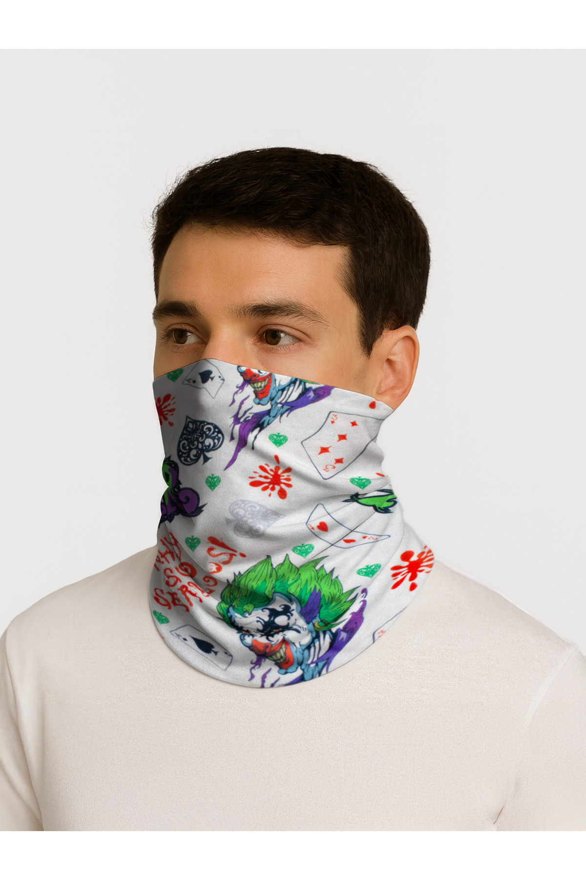 buffed Joker Boyunluk Bandana Maske Buff buffed