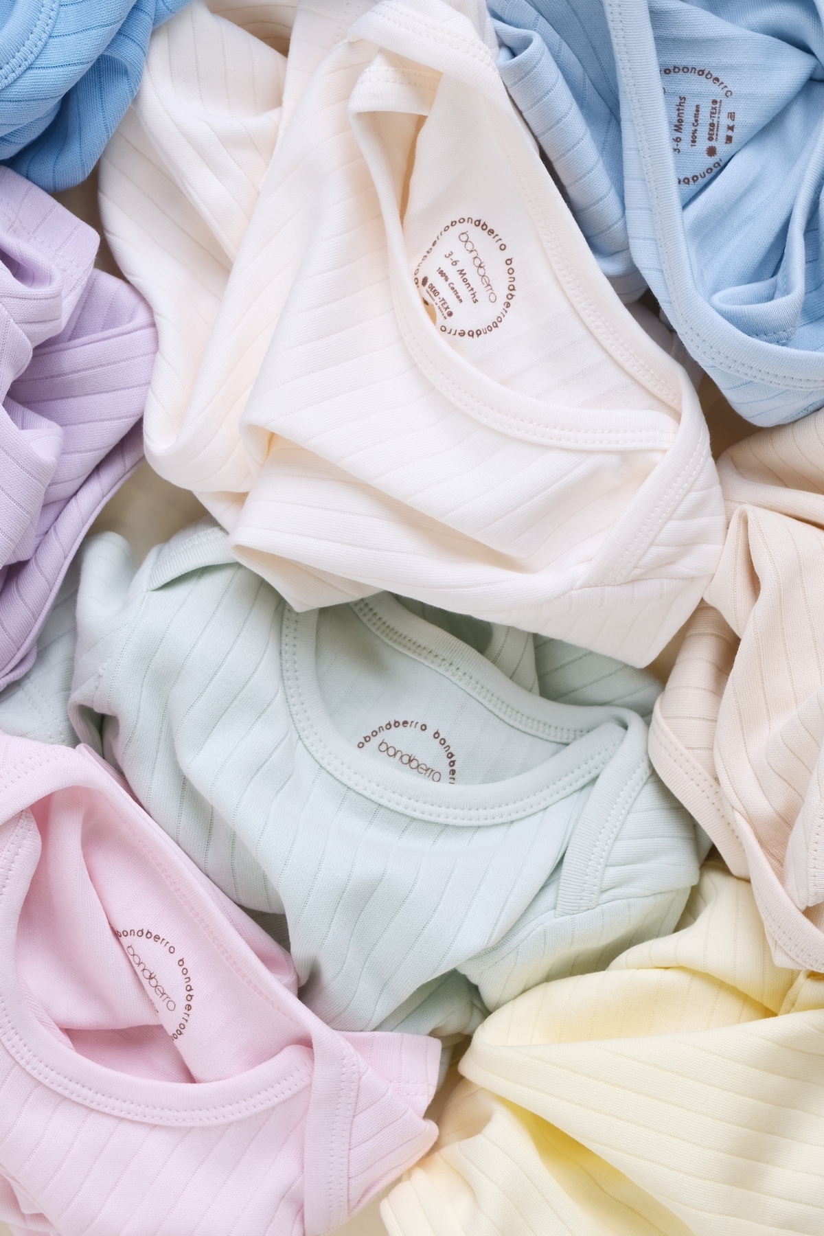 Bondberro 3'lü Set %100 Pamuk Kaşkorse Bebek Ve Çocuk Zarf Yaka Zıbın & Body fotoğrafı 7 (önizleme)