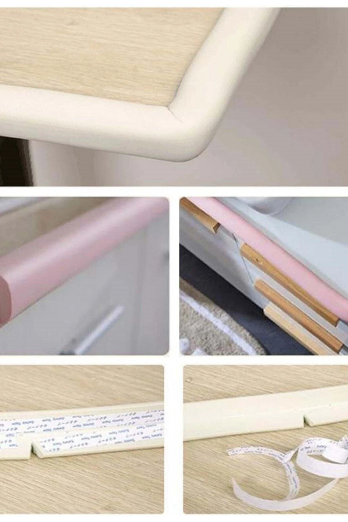 Hombak Sarmal Kenar Koruyucu Kalın Kenar Köşe Koruma 2 Mt Bebek Çocuk Masa Sehpa Kenar Köşe Kenar Koruma fotoğrafı 7 (önizleme)