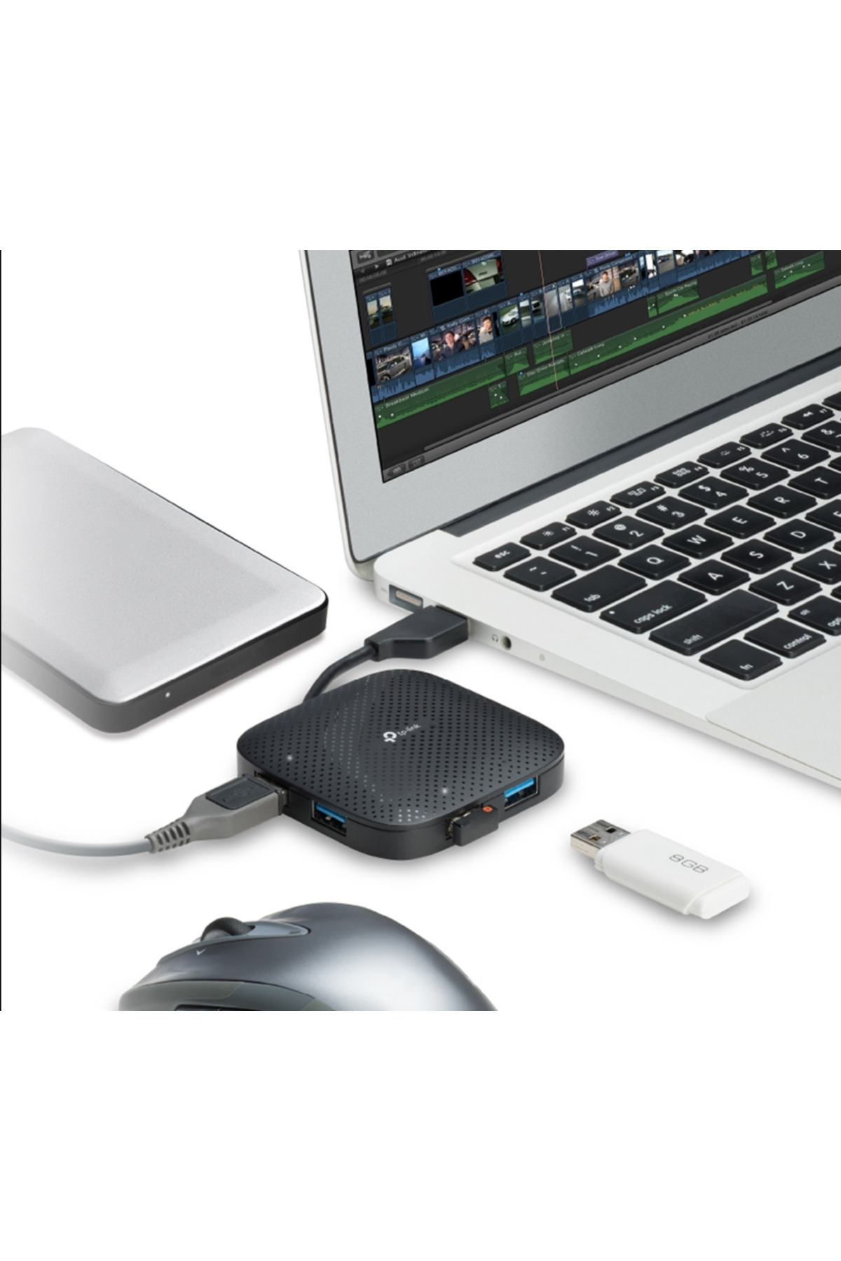 TP-LINK Uh400, 4 Port, Usb 3.0, Portatif, Hub