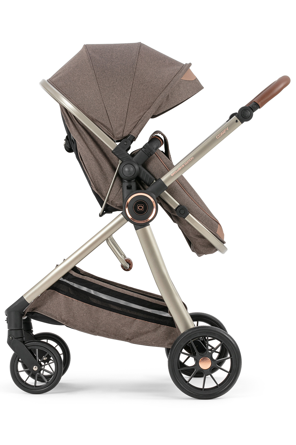 QUARD Mamma Life Seyahat Sistem Bebek Arabası Ve Oto Koltuğu Gri fotoğrafı 6 (önizleme)