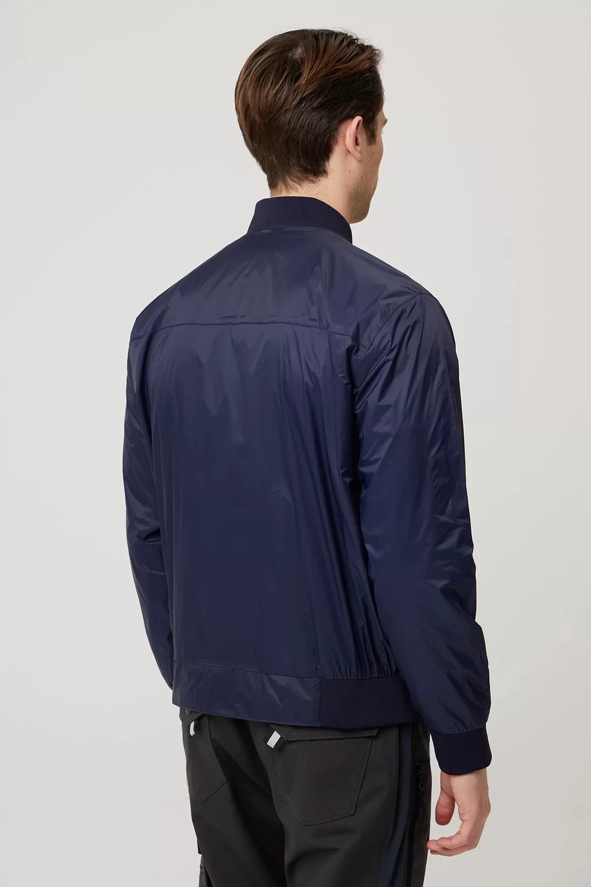 Erkek Monchler Naylon Bomber Ceket Mevsimlik Morino Jacket Fermuarlı Şık Tasarım Kumaş Rahat