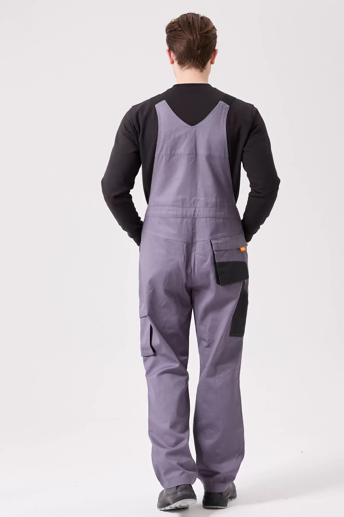 Erkek Gabardin Bahçıvan Tulum ISG Baccata İş Güvenliği Kot Salopet Denim Çok Cepli