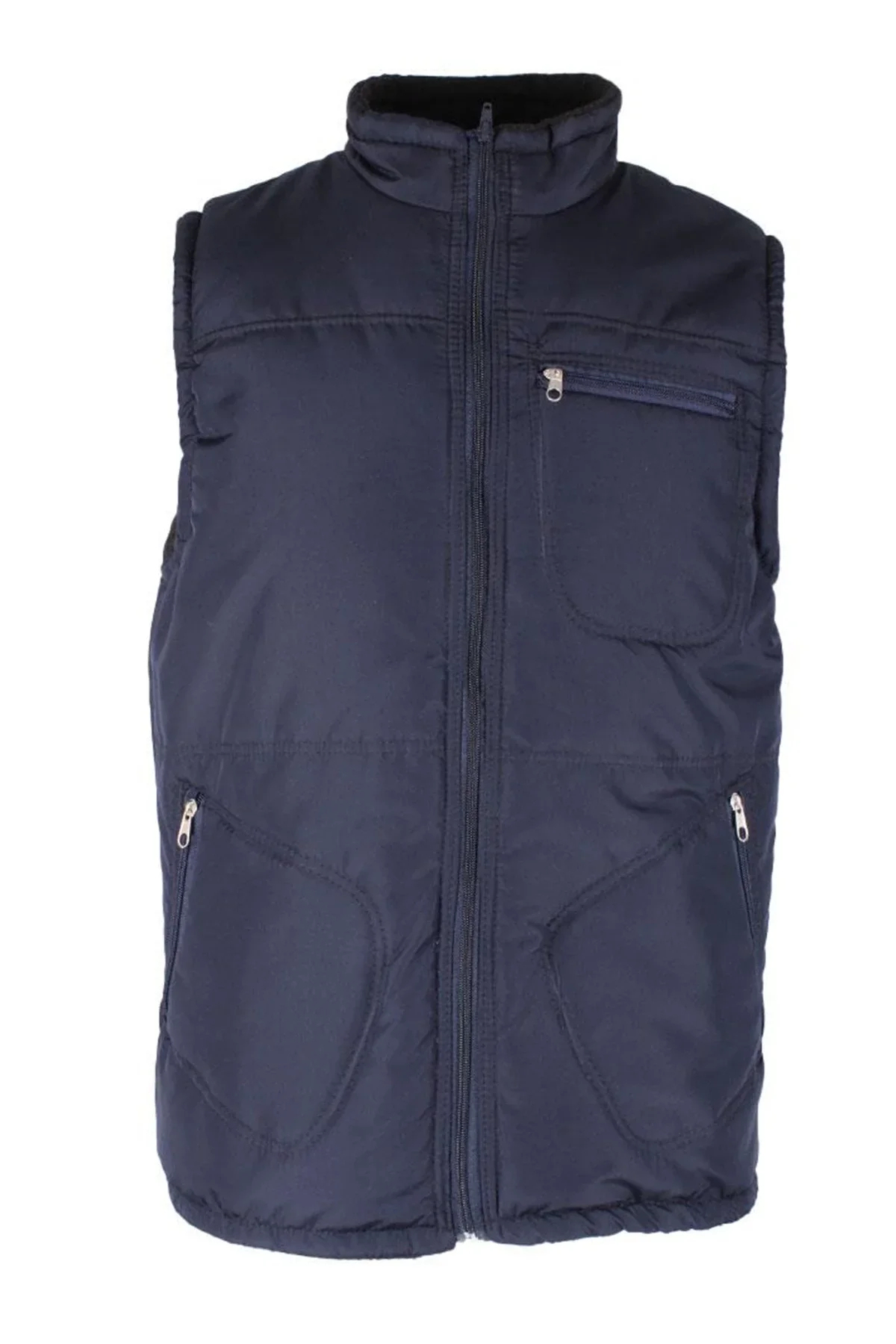Kışlık Polar Astarlı Yelek İş Güvenliği ve Outdoor İçi Micro Konforlu Fonksiyonel Tasarım