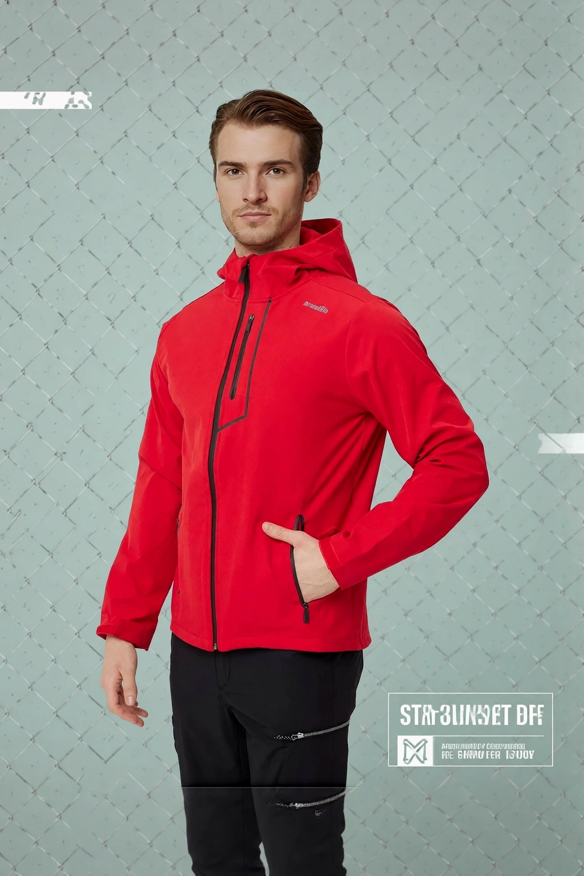 Erkek Softshell Mont Su Gecirmez Campanula Rüzgar Geçirmez Nefes Alabilir Outdoor Günlük Kullanıma
