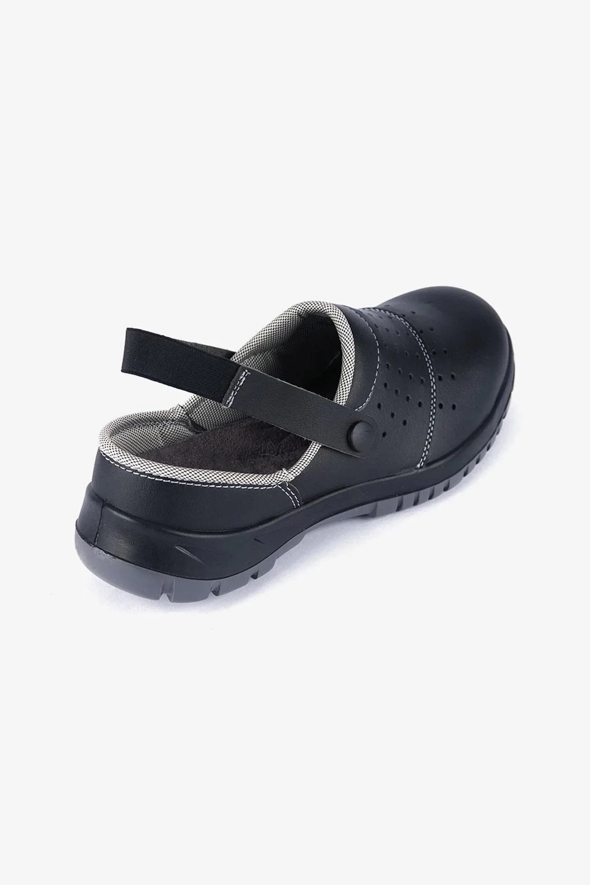 Deri İş Güvenliği Terliği Hafif Rahat Model 210 Mekap Slipper Jeriko Koruyucu