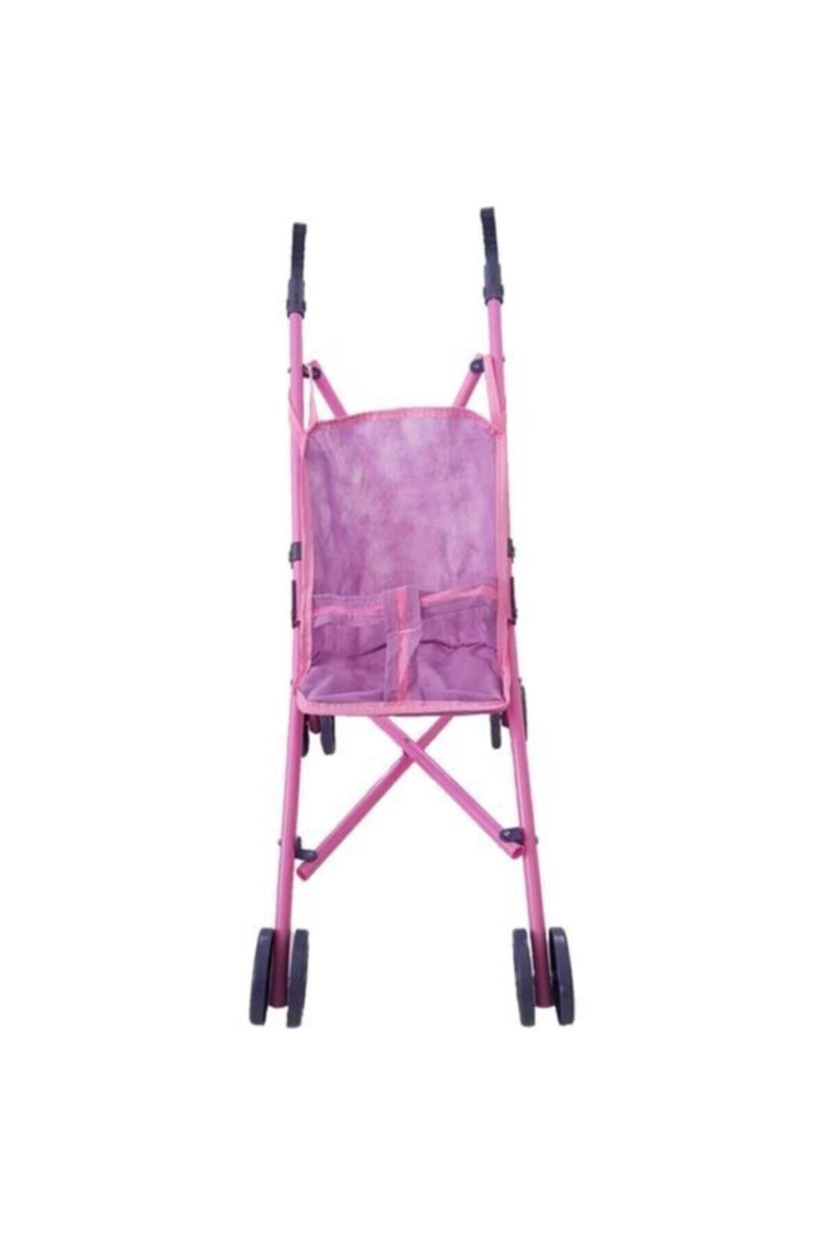 BULDUK Katlanabilir Baston Puset Pembe Oyuncak Puset Bebek Arabası 62 Cm Kız Çocuk Arabası fotoğrafı 3 (önizleme)