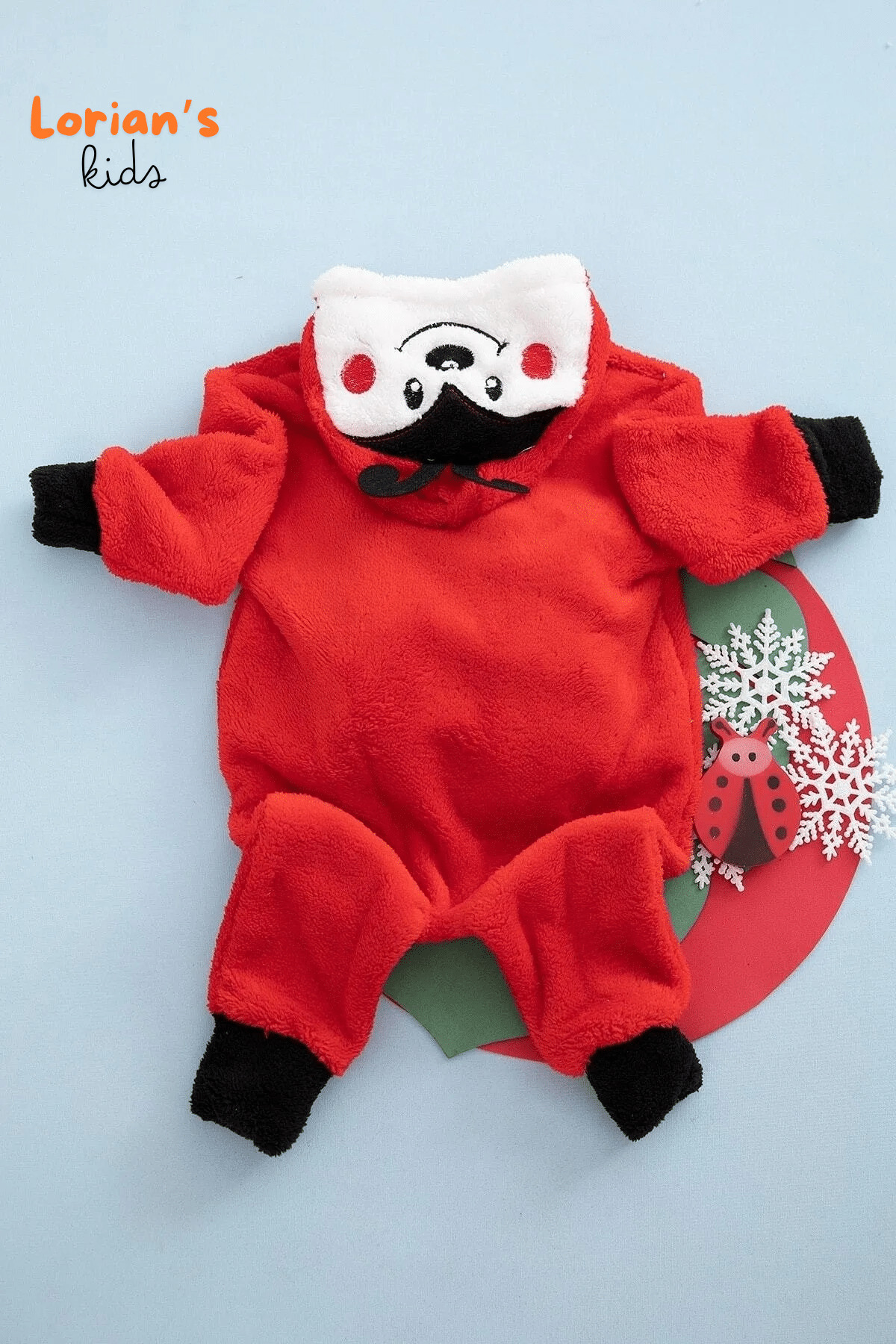 LORIAN'S Welsoft Uğurböceği Yumuşak Peluş Fermuarlı Bebek Tulumu - 6 Yaş fotoğrafı 3 (önizleme)