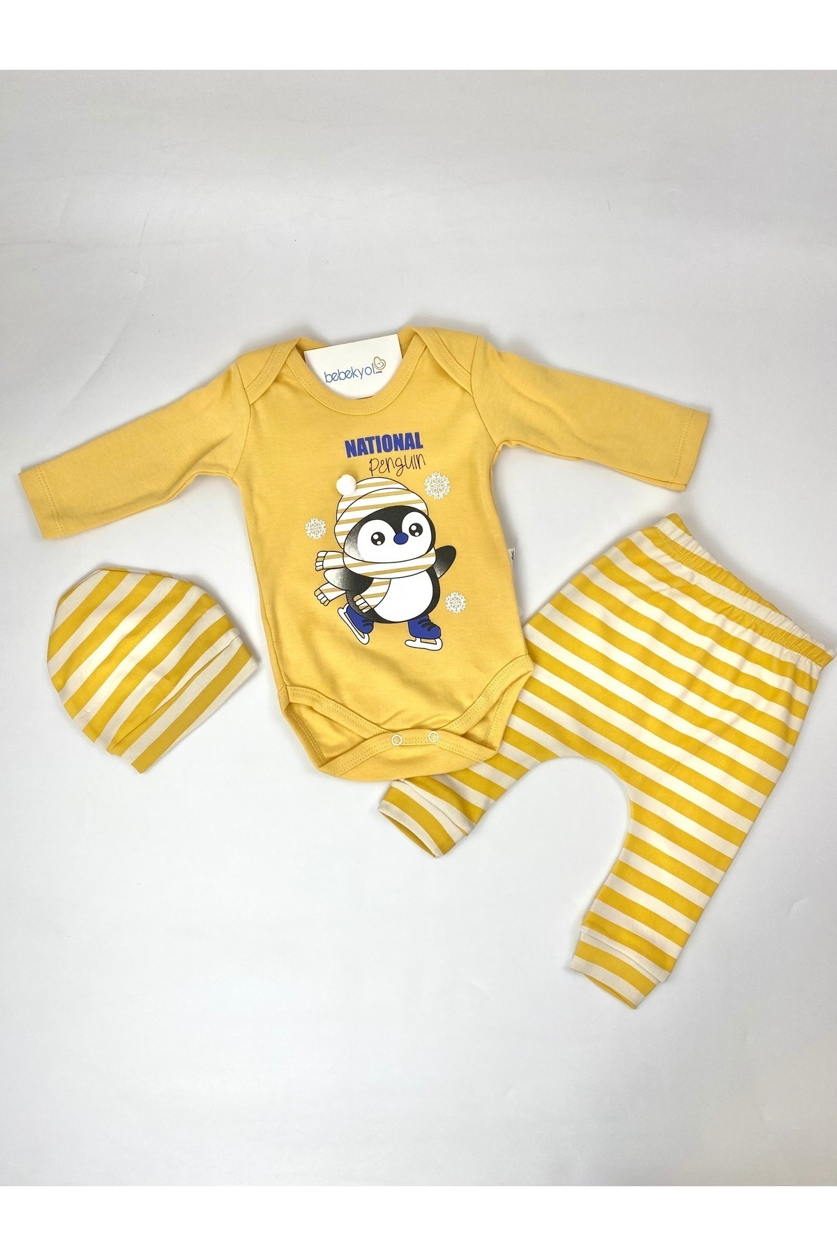 Penguen Temalı Bebek Takımı