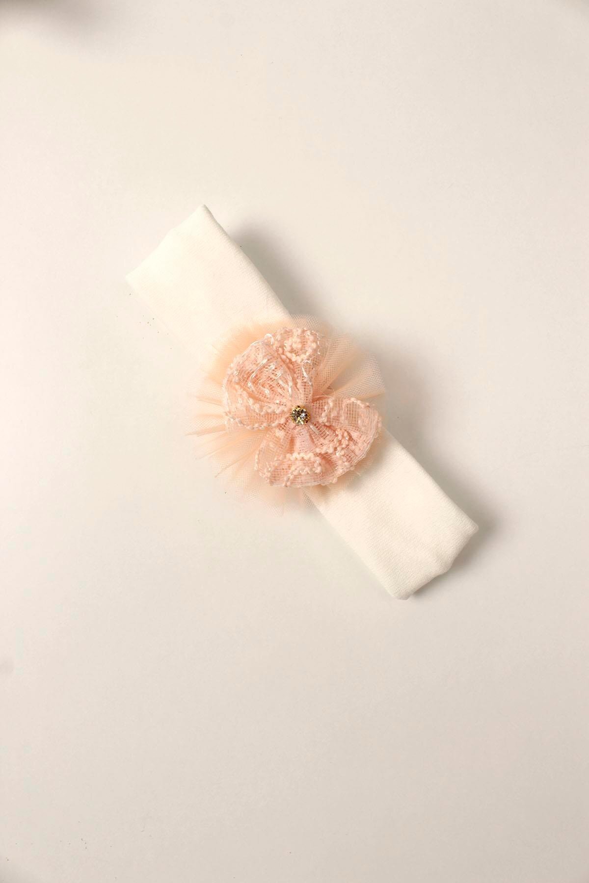 Çocuksan Baby&Kids Wear Bandanalı Spring Baskılı Kız Bebek Doğum Günü Düğün Mevlütlük Tüllü Elbise fotoğrafı 6 (önizleme)