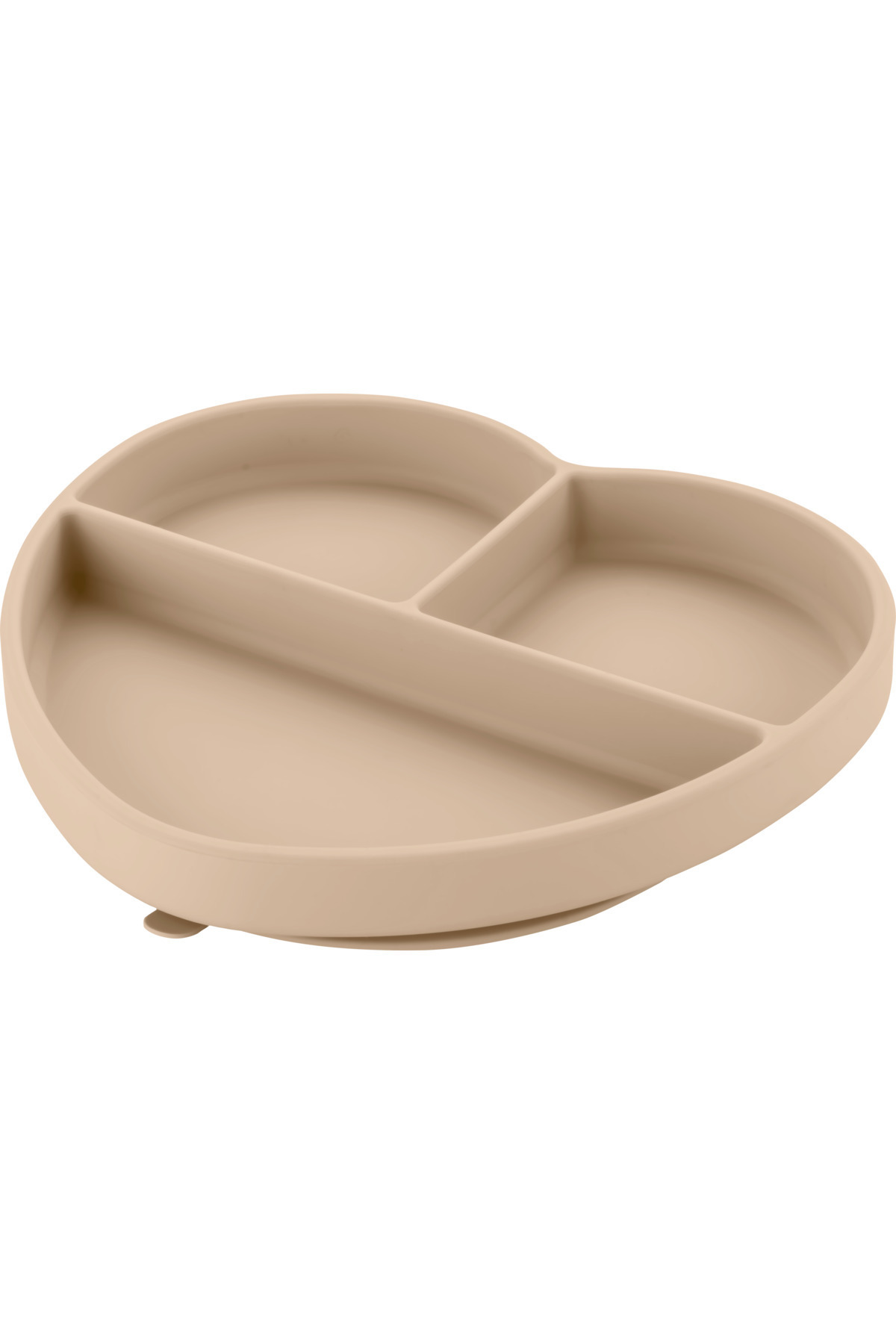 Moki Silikon Beslenme Seti 3'lü Latte Bej / Mama Tabağı, Mama Önlüğü, Bandırma Kaşığı fotoğrafı 3 (önizleme)