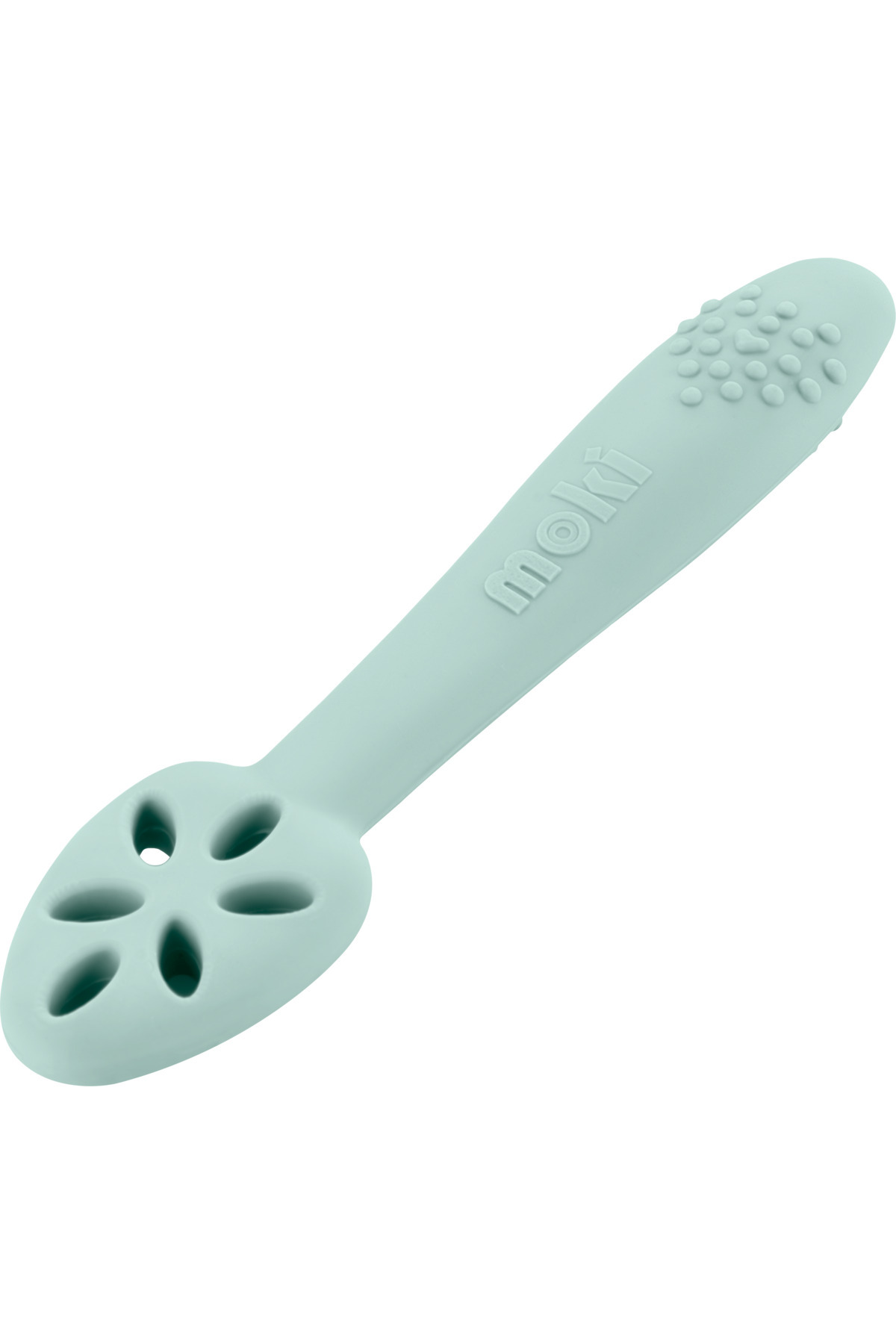 Moki Silikon Beslenme Seti 3'lü Spring Yeşil / Mama Tabağı, Mama Önlüğü, Bandırma Kaşığı fotoğrafı 7 (önizleme)
