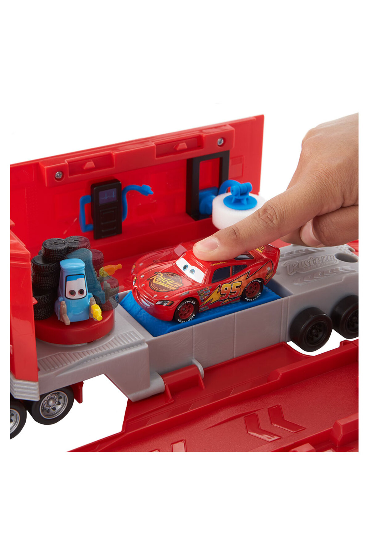 DİSNEY Cars Dönüştürülebilir Mack Oyun Seti HDC75 fotoğrafı 6 (önizleme)