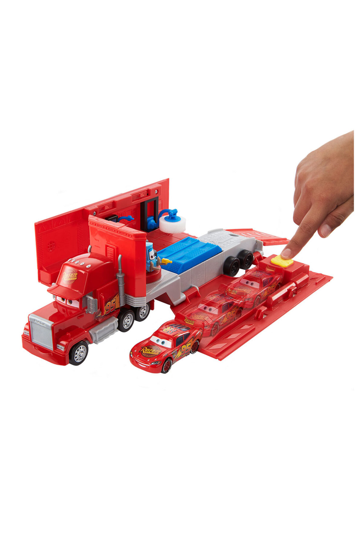 DİSNEY Cars Dönüştürülebilir Mack Oyun Seti HDC75 fotoğrafı 3 (önizleme)