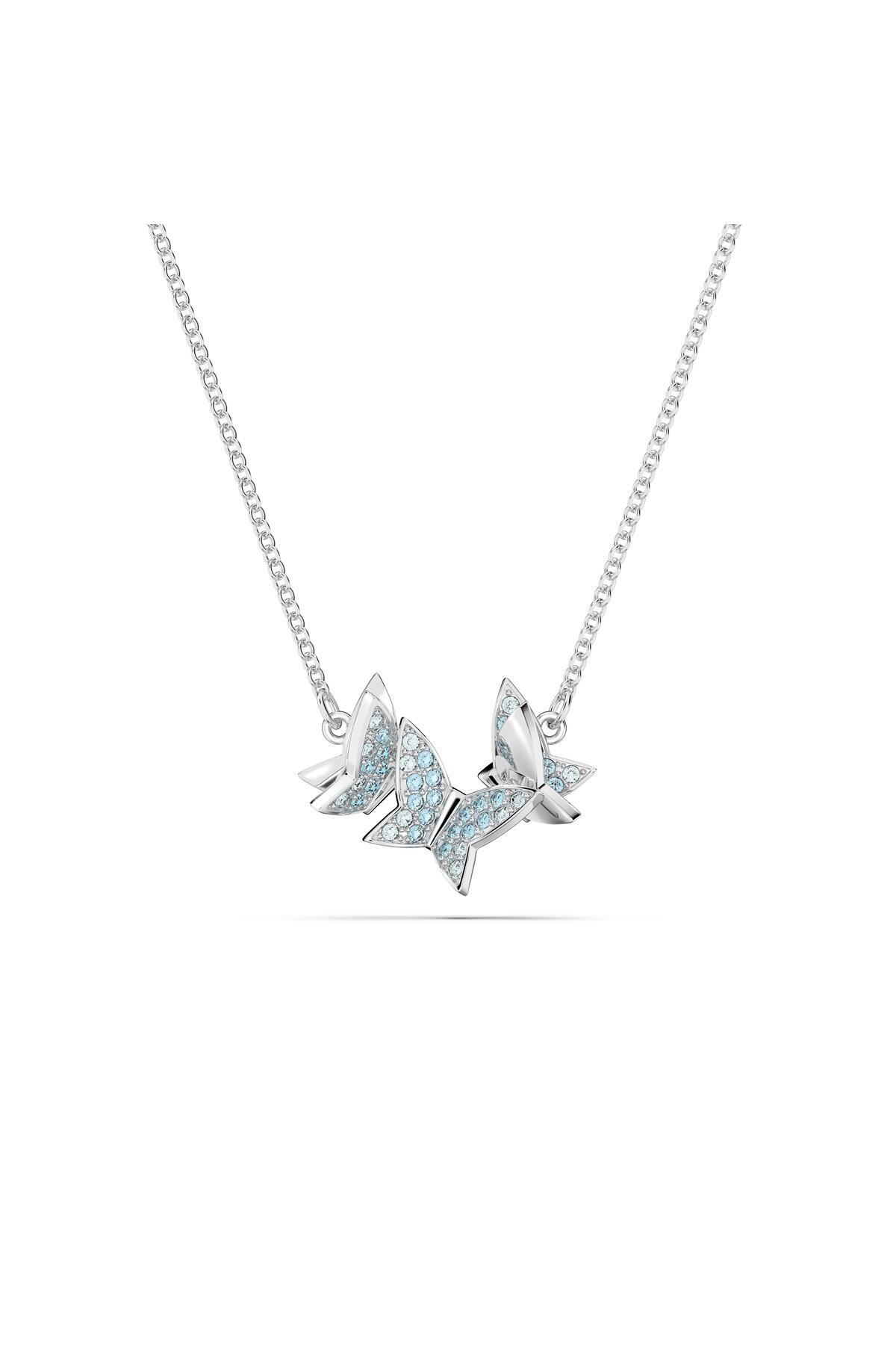 سواروسکی گردنبند Mp Lilia مدل 5662181: گردنبند S آبی/قرمز سواروسکی گردنبند Mp Lilia مدل 5662181: گردنبند S آبی/قرمز