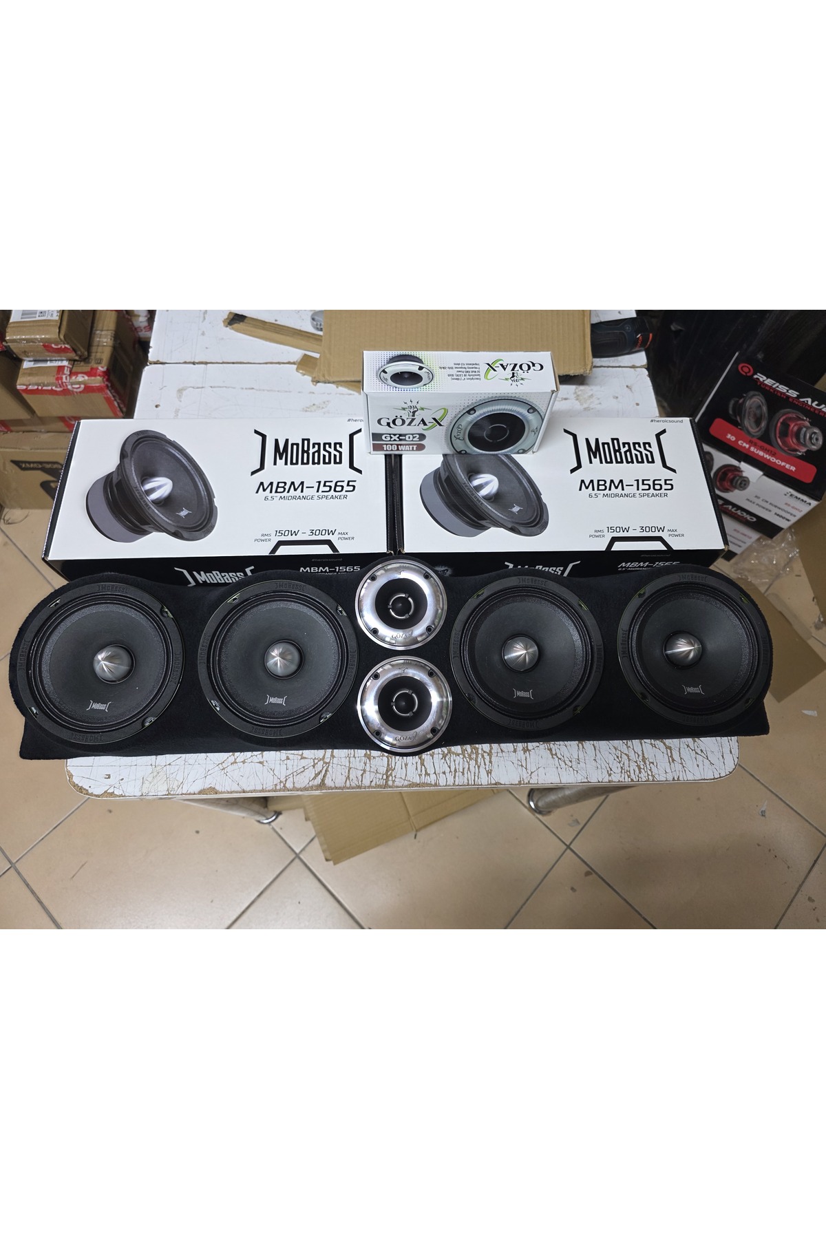 AKGÖZ SOUND PAKET SES SİSTEMİ 16 CM mobassf SETİ 2 takım 16 cm 1