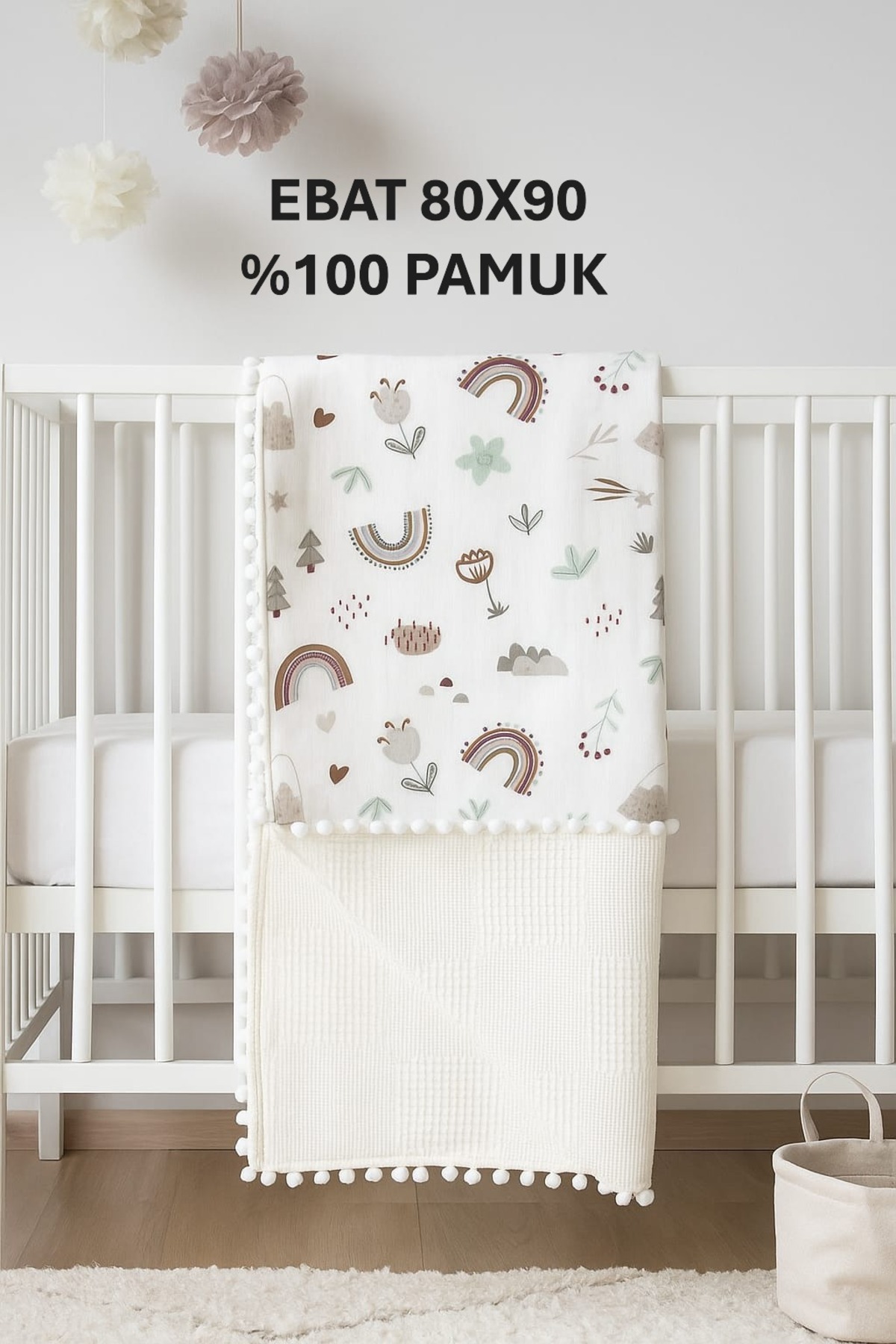 Findlay Baby MÜSLİN BATTANİYE PİKELİ ÇİFT KAT fotoğrafı 2 (önizleme)