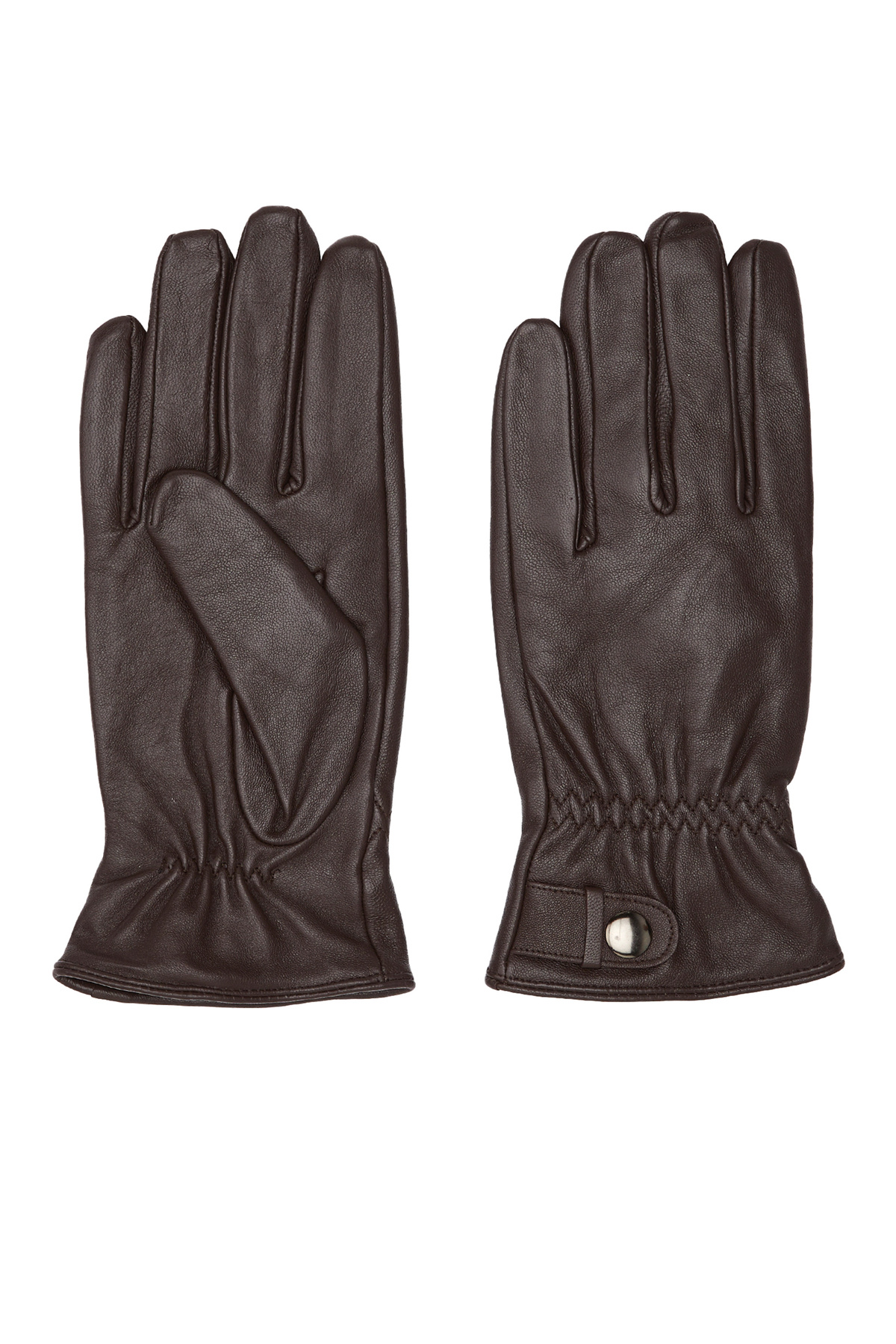 نتورک دستکش‌های چرمی مردانه قهوه‌ای