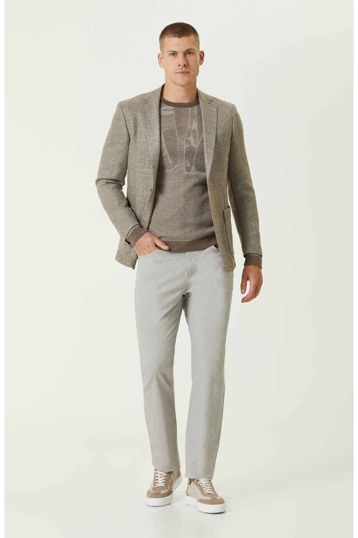 نتورک شلوار راحتی بژ