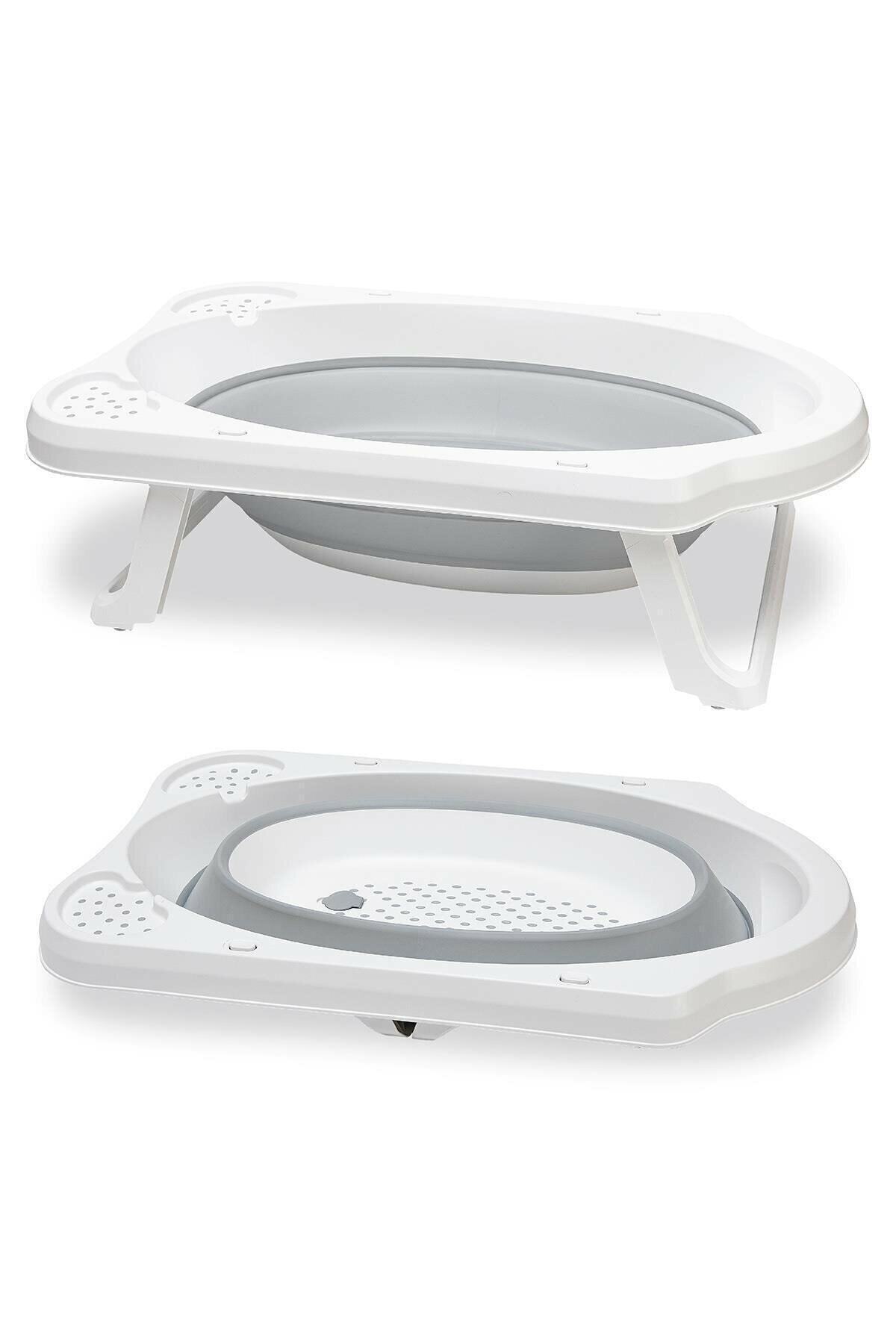 Zuu Baby Katlanabilen Bebek Banyo Küveti Gri fotoğrafı 3 (önizleme)