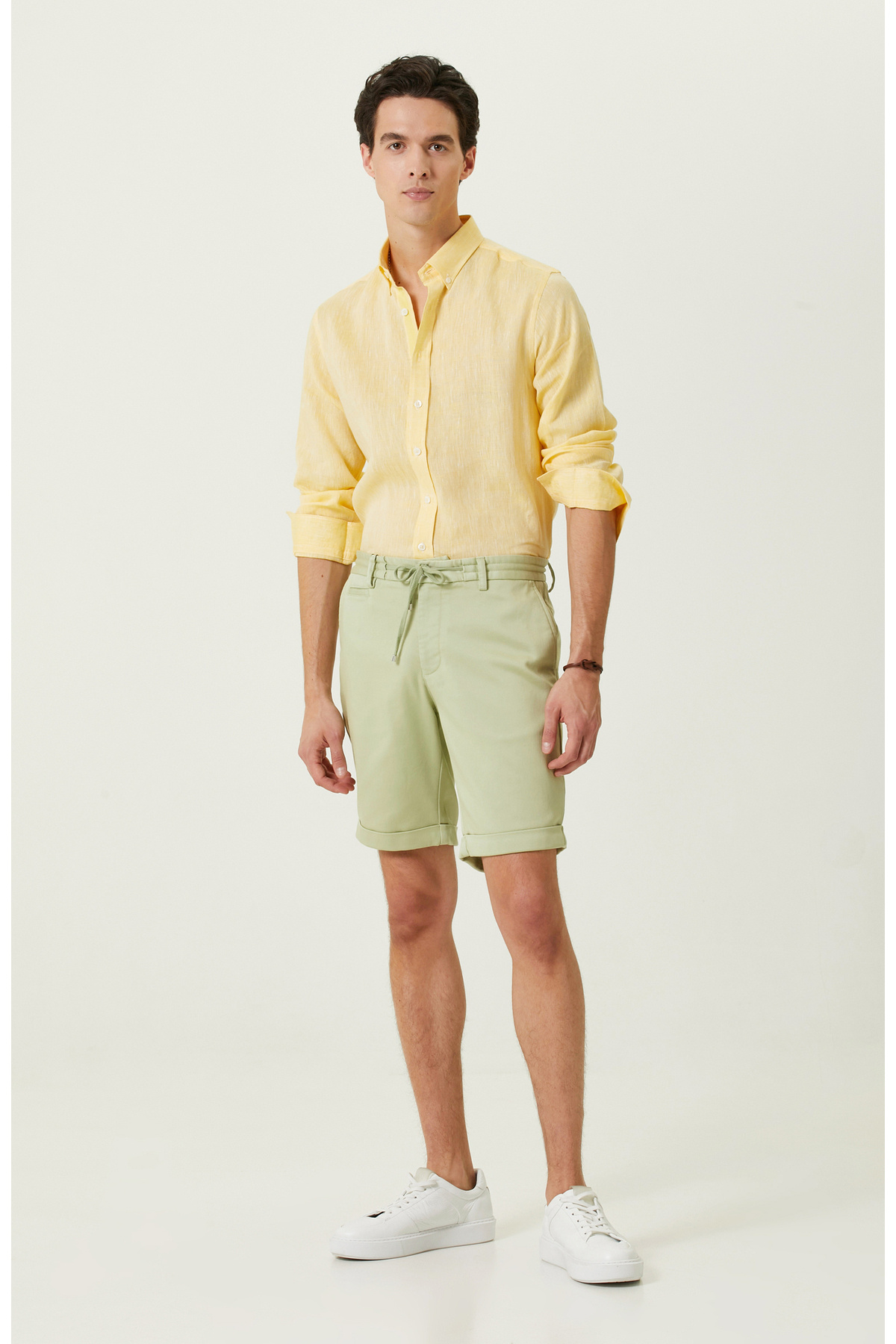 نتورک شلوارک دو لنگه سبز