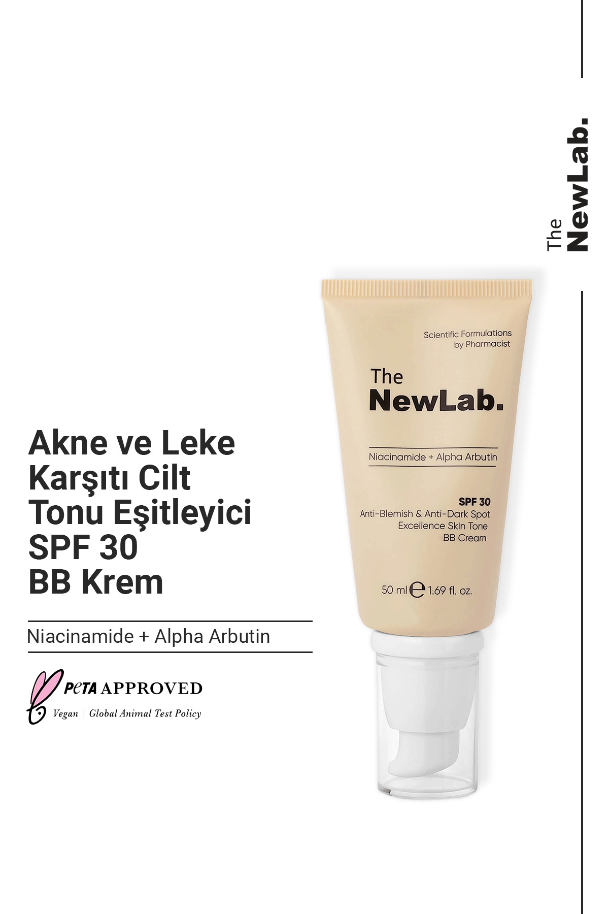 کرم ضد جوش و لک شب SPF 30 - نیاسینامید + آلفا آربوتین — بژ NL14