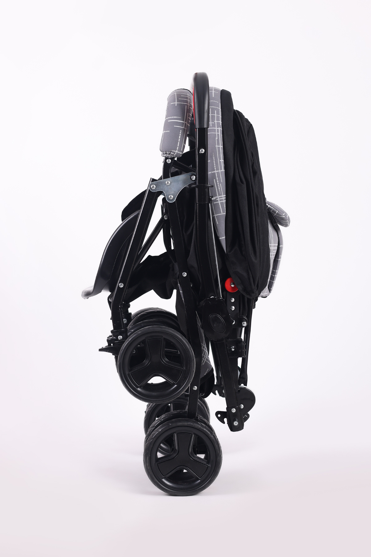 Jusso Dido Comfort Line Çift Yönlü Bebek Arabası Gri-Siyah fotoğrafı 7 (önizleme)