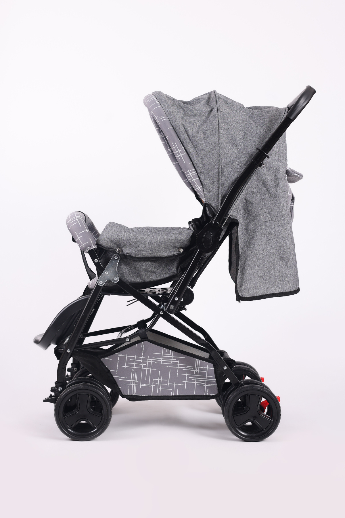 Jusso Dido Comfort Line Çift Yönlü Gri Bebek Arabası fotoğrafı 2 (önizleme)