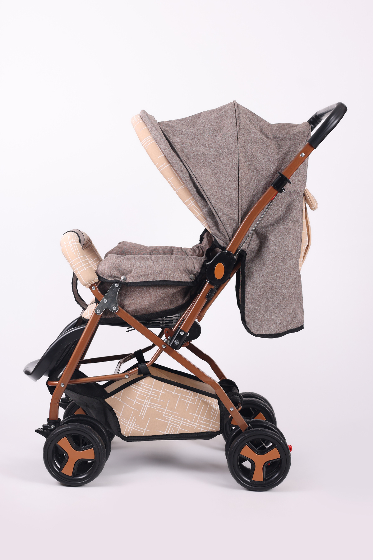 Jusso Dido Comfort Line Çift Yönlü Bebek Arabası Bej-Gold fotoğrafı 2 (önizleme)