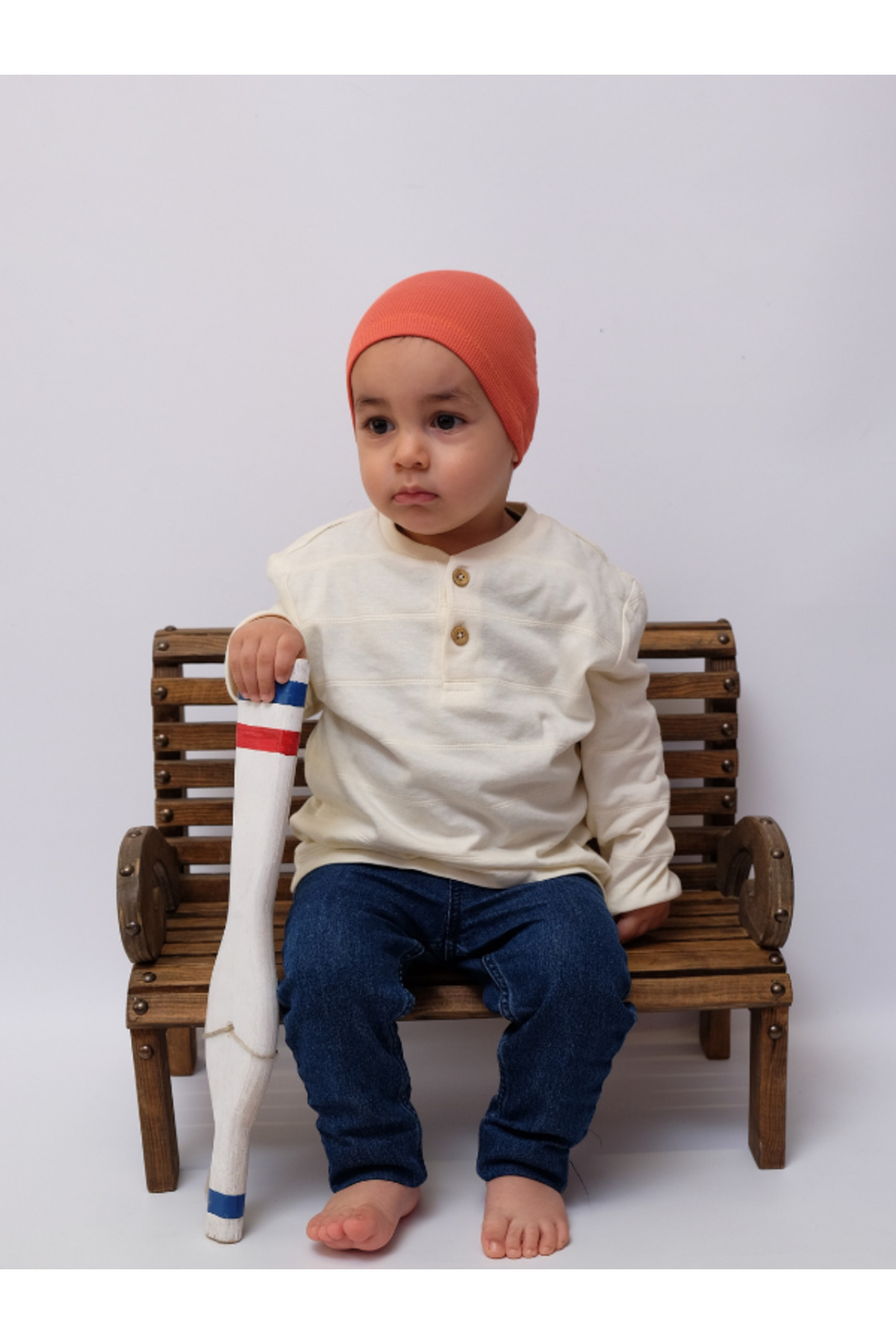 Damla Bebek & Çocuk Pamuk Bere 4'lü Set + 3'lü Boyunluk Hediyeli Yumuşak Ve Hassas fotoğrafı 3 (önizleme)