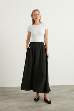 Birgül Bektaş Siyah Kloş Etek