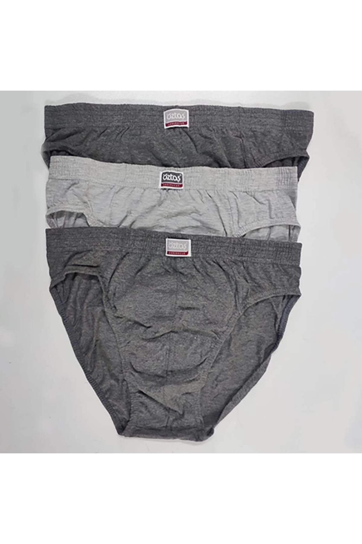 Öztaş Underwear Öztaş 1120 Erkek 3'lü Melanj Tanga Külot