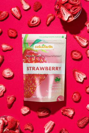 Genel Markalar Sekafarm Dondurularak Kurutulmuş Çilek 20 g – Freeze Dry Meyve...