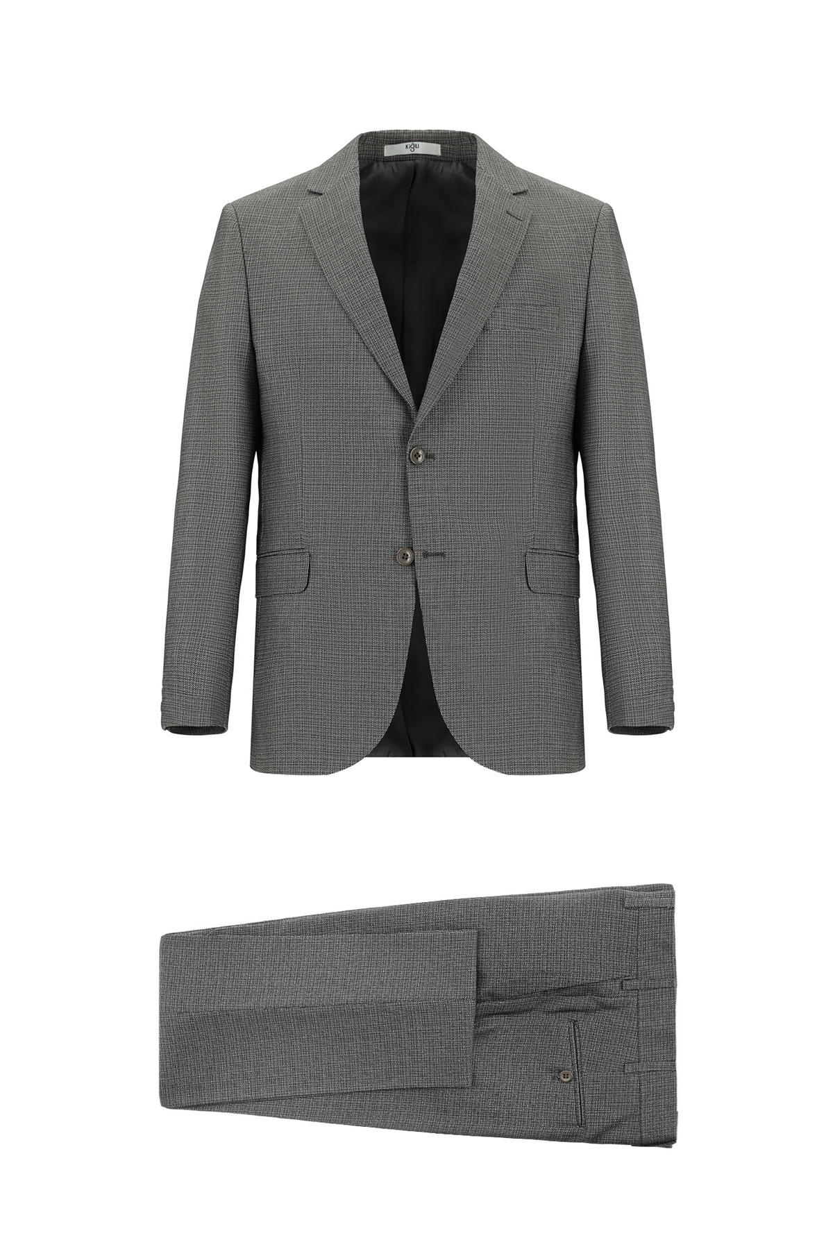 Kiğılı Regular Fit Klasik Desenli Takım Elbise