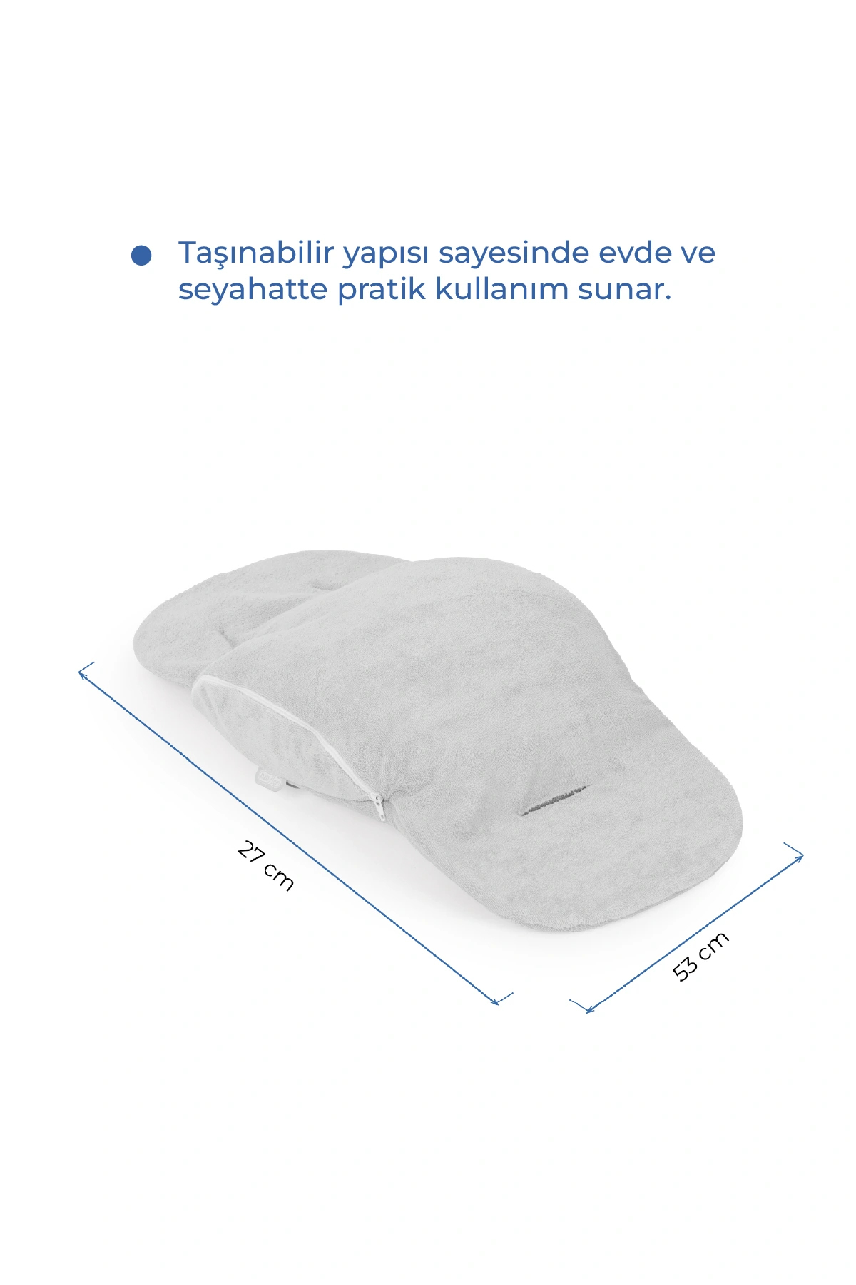 Babyjem Ana Kucağı Bel Desteği Havlu Beyaz fotoğrafı 4 (önizleme)