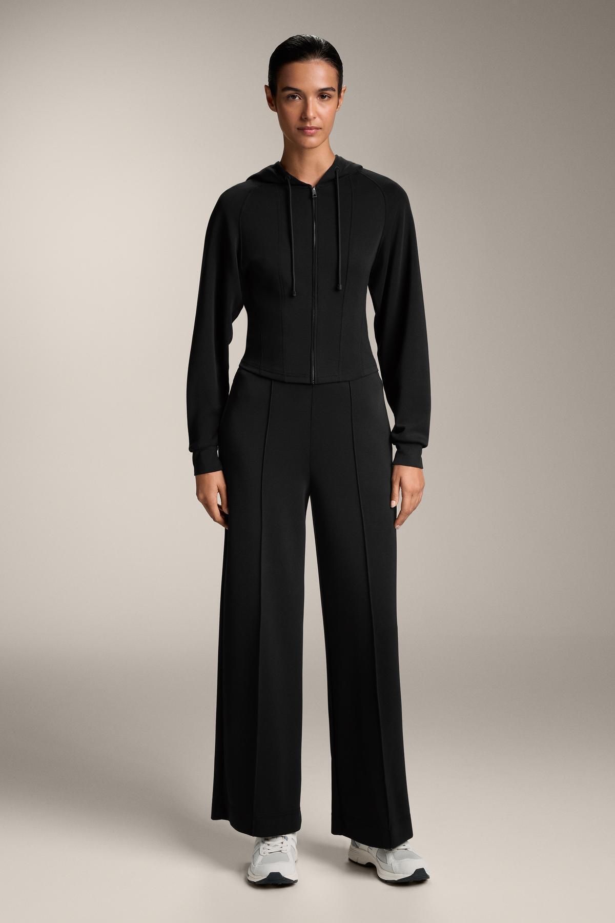 Oysho  Modal içeren nervür detaylı düz kesim pantolon - Görsel 3