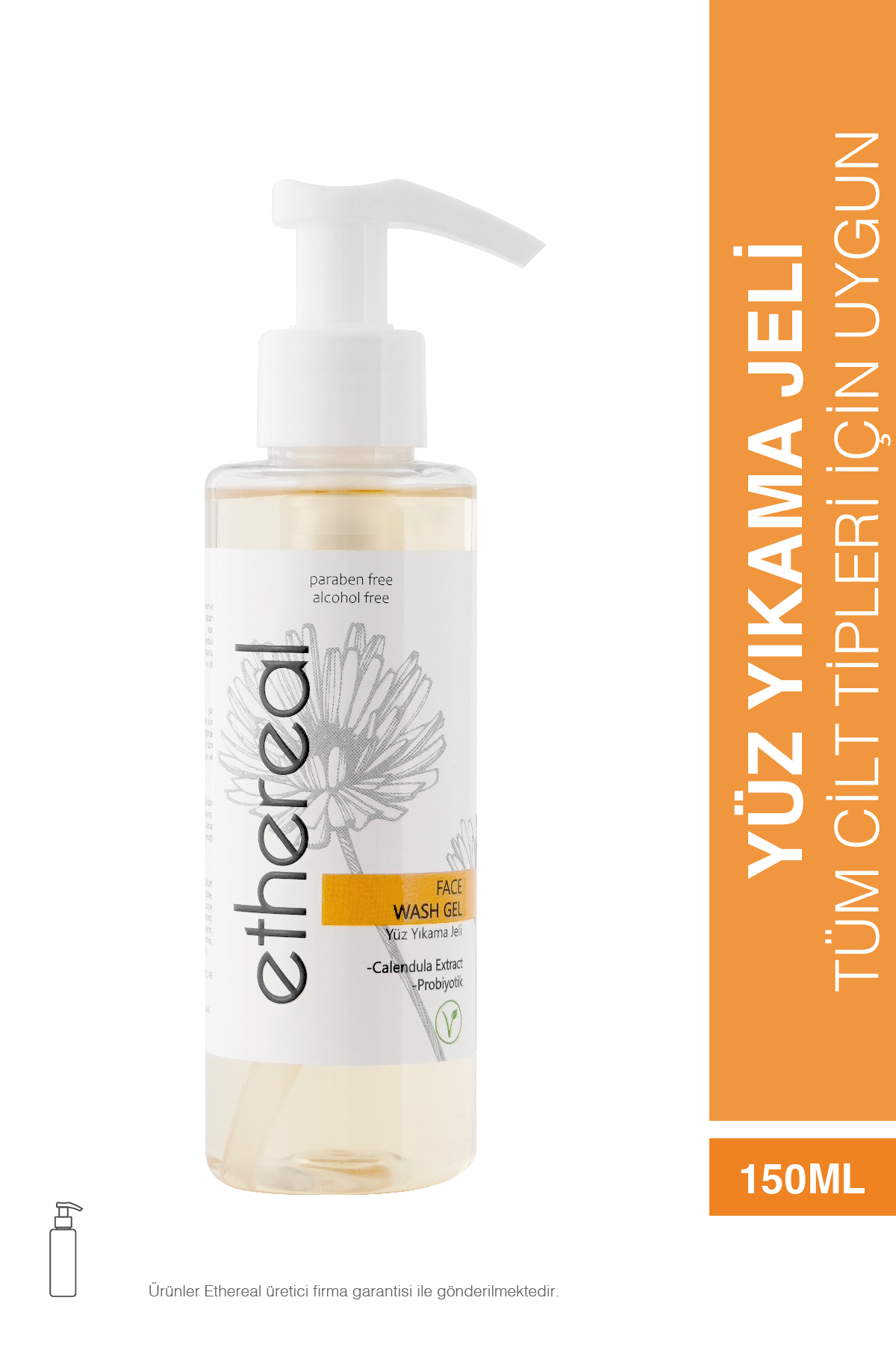 ethereal Calendula Özlü Yüz Yıkama Jeli 150 ml - Yağlı ve