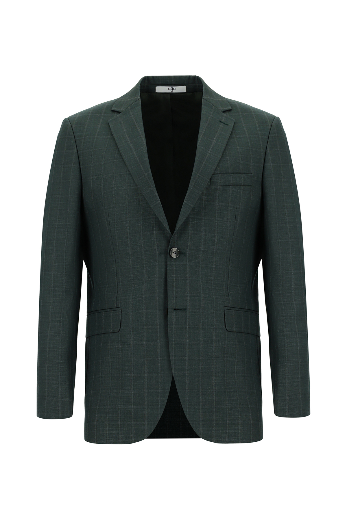 Kiğılı  Regular Fit Klasik Ekose Takım Elbise - Görsel 2