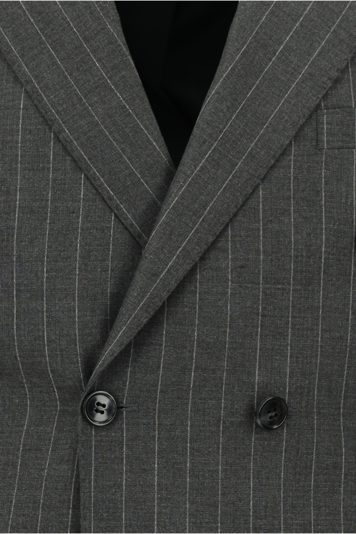 Kiğılı  6 Drop Regular Fit Standart Kesim Çizgili Kruvaze Takım Elbise - Görsel 4