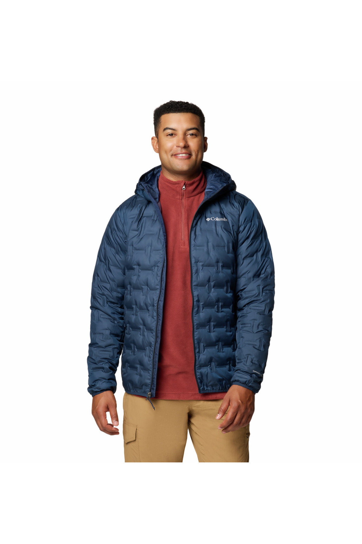 Columbia Delta Rıdge Iı Down Hooded Jacket Erkek Mont