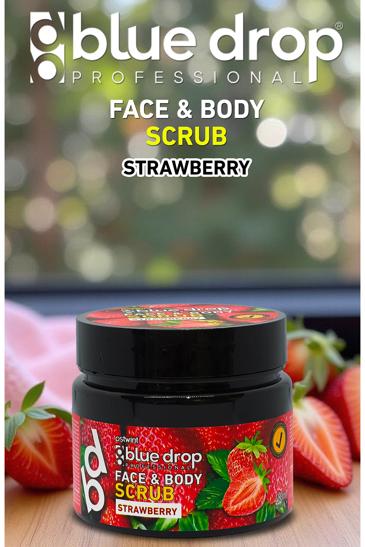 Killi Yüz - Vücut Peeling Scrub, Temizleyici Pürüssüzleştirici Dolaşım Hızlandırıcı, Çilek 480ml — 8684771990344 — تصویر 2 از 4