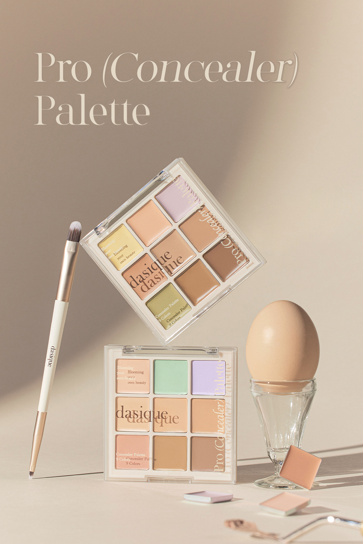 پالت کانسیلر کرمی و چند منظوره DASIQUE Pro Concealer Palette (#01 Cover) — بژ 111652 — تصویر 9 از 9