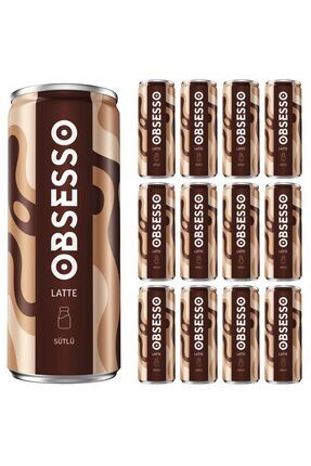 OBSESSO Iced Coffee Latte 250ml X 12 adet