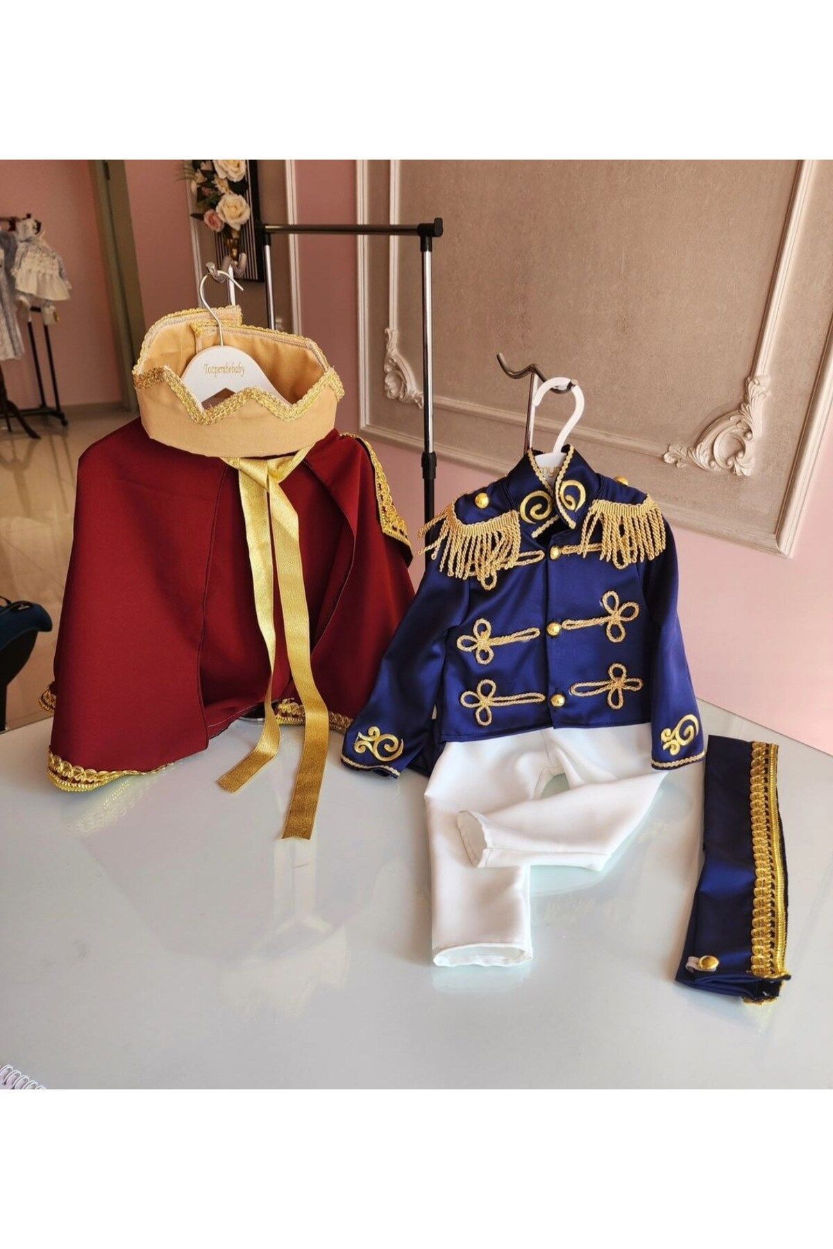 Tozpembebaby Prens Kıyafeti- Mevlut Takımı-Dogumgunu Kiyafeti-Kraliyet Elbisesi fotoğrafı 4 (önizleme)