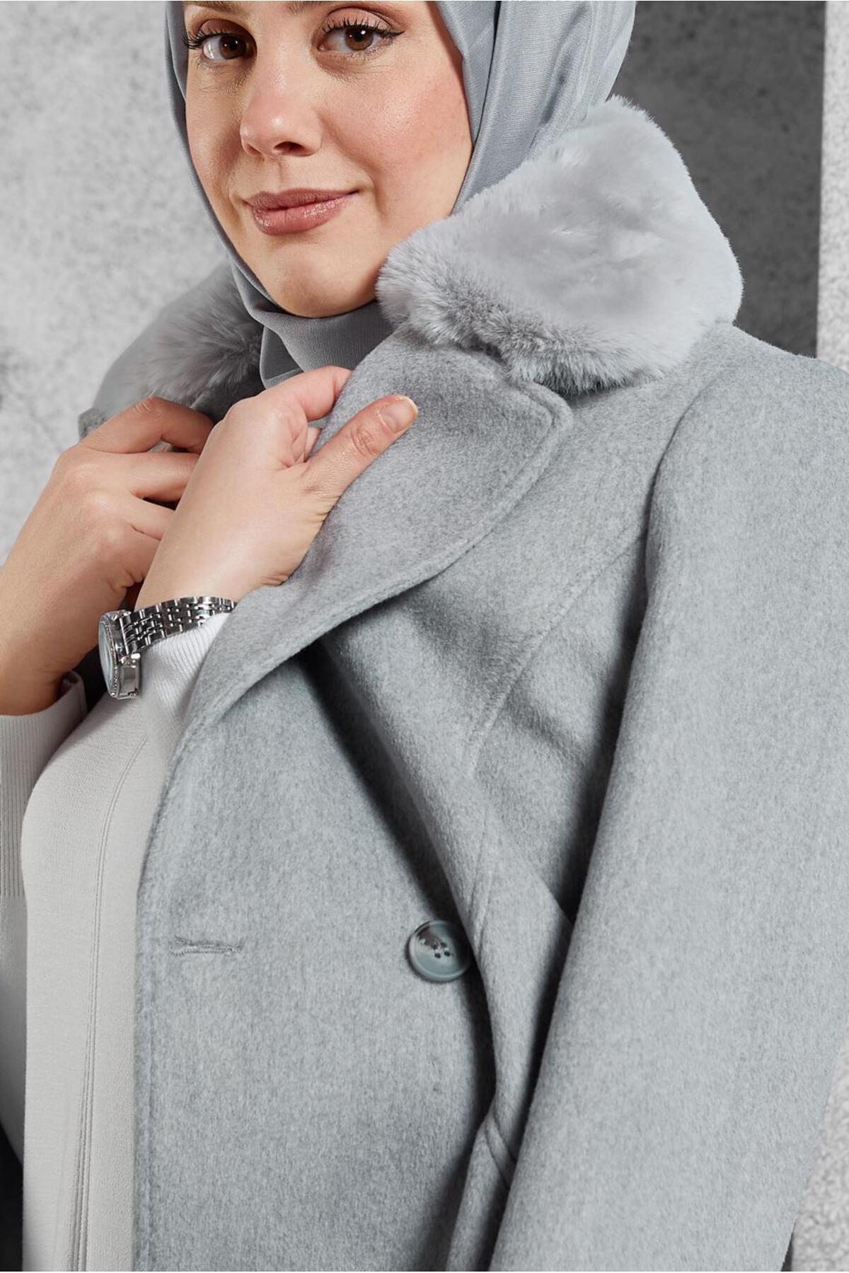 آلوینا کت یقه خز ۹۰۵۶۲