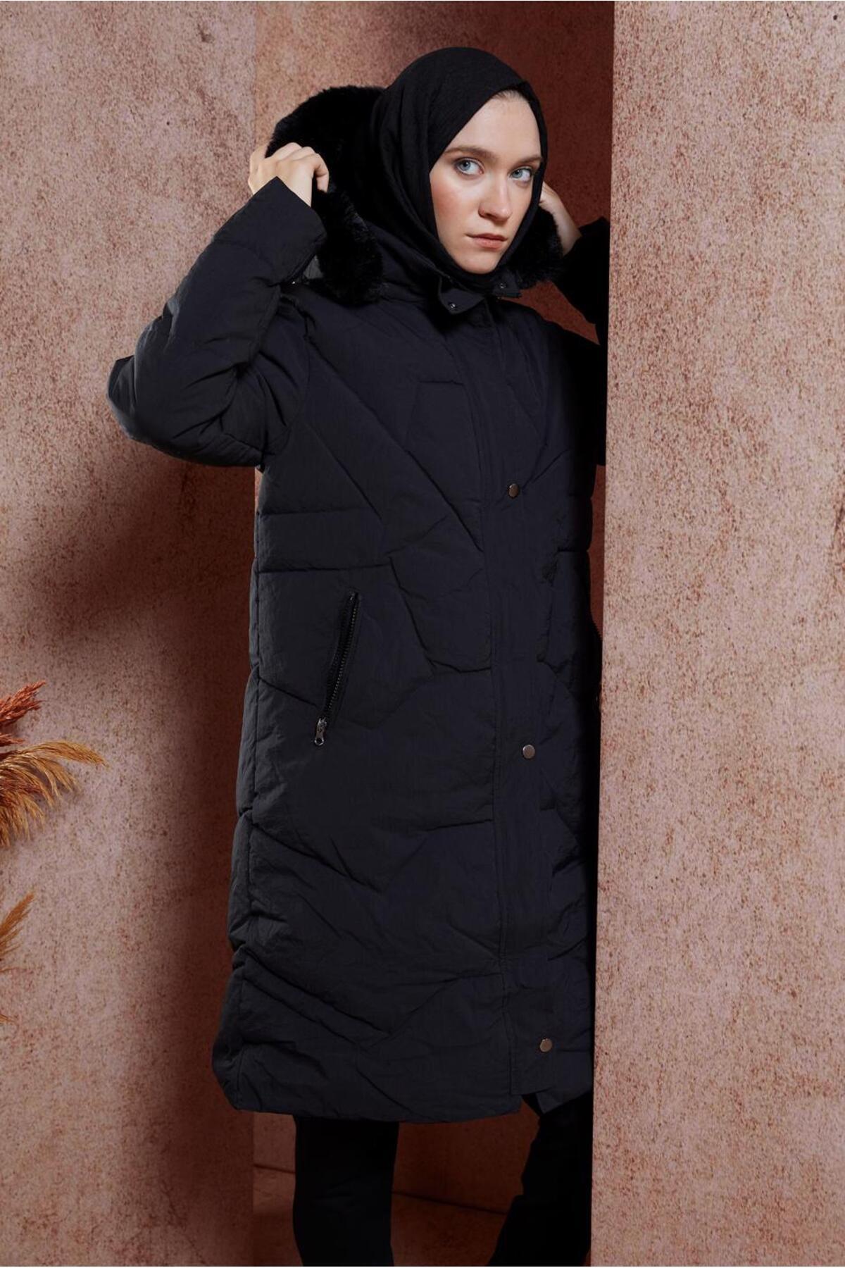 آلوینا کت کلاه‌دار ۹۰۵۱۹