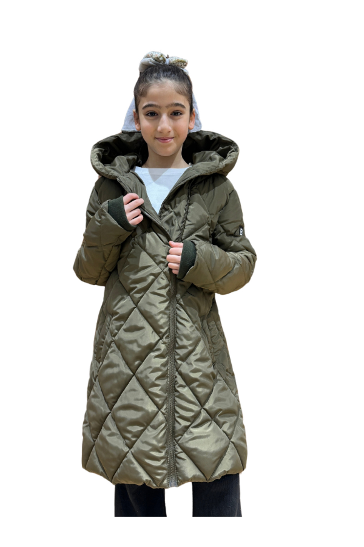 Benittokids Kız Çocuk Kapüşonlu Kaban 51329 fotoğrafı 4 (önizleme)